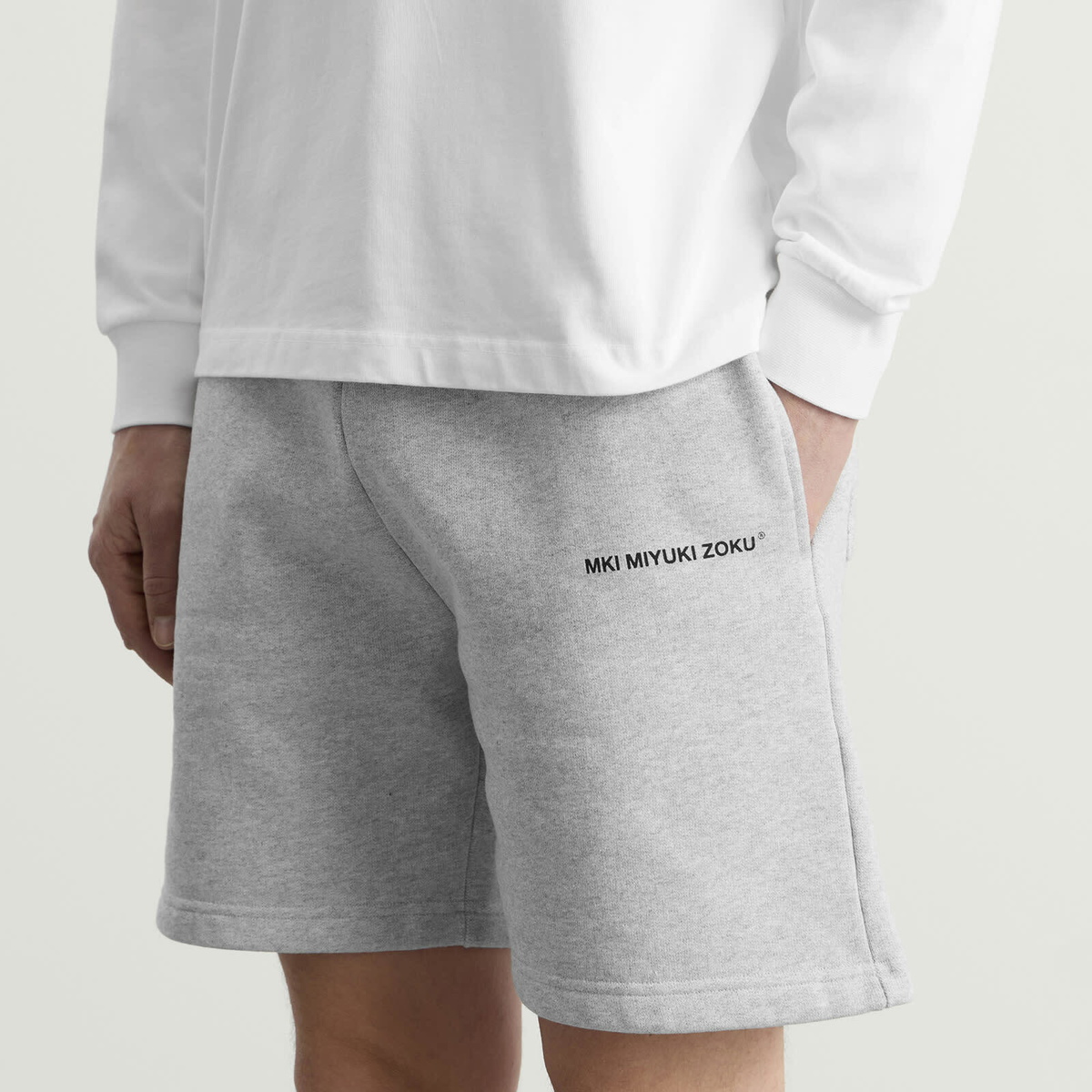 MKI Men's Uniform Sweat Shorts in Grey