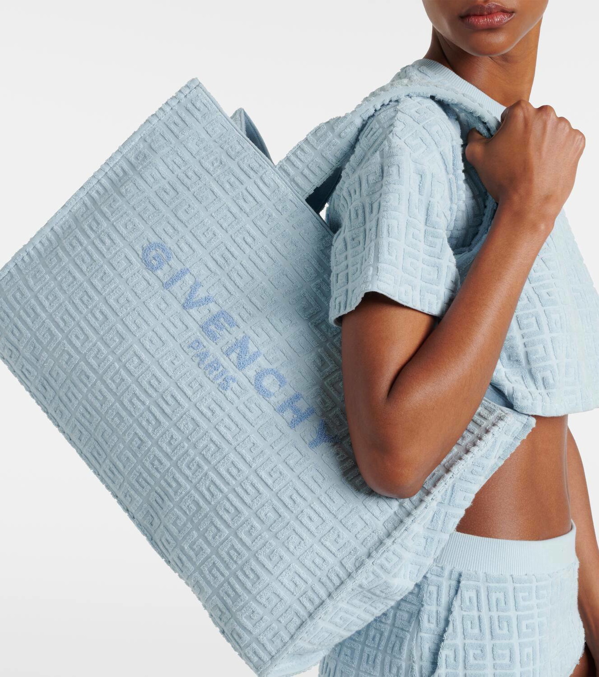 【関税＆送料込み】Givenchy Plage Medium Capsule 'G-Tote' S Givenchy Plage G-Tote Medium 4G terry tote bag Givenchy