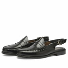 Bass Weejuns Men's Larson Slingback Loafer in Black Leather