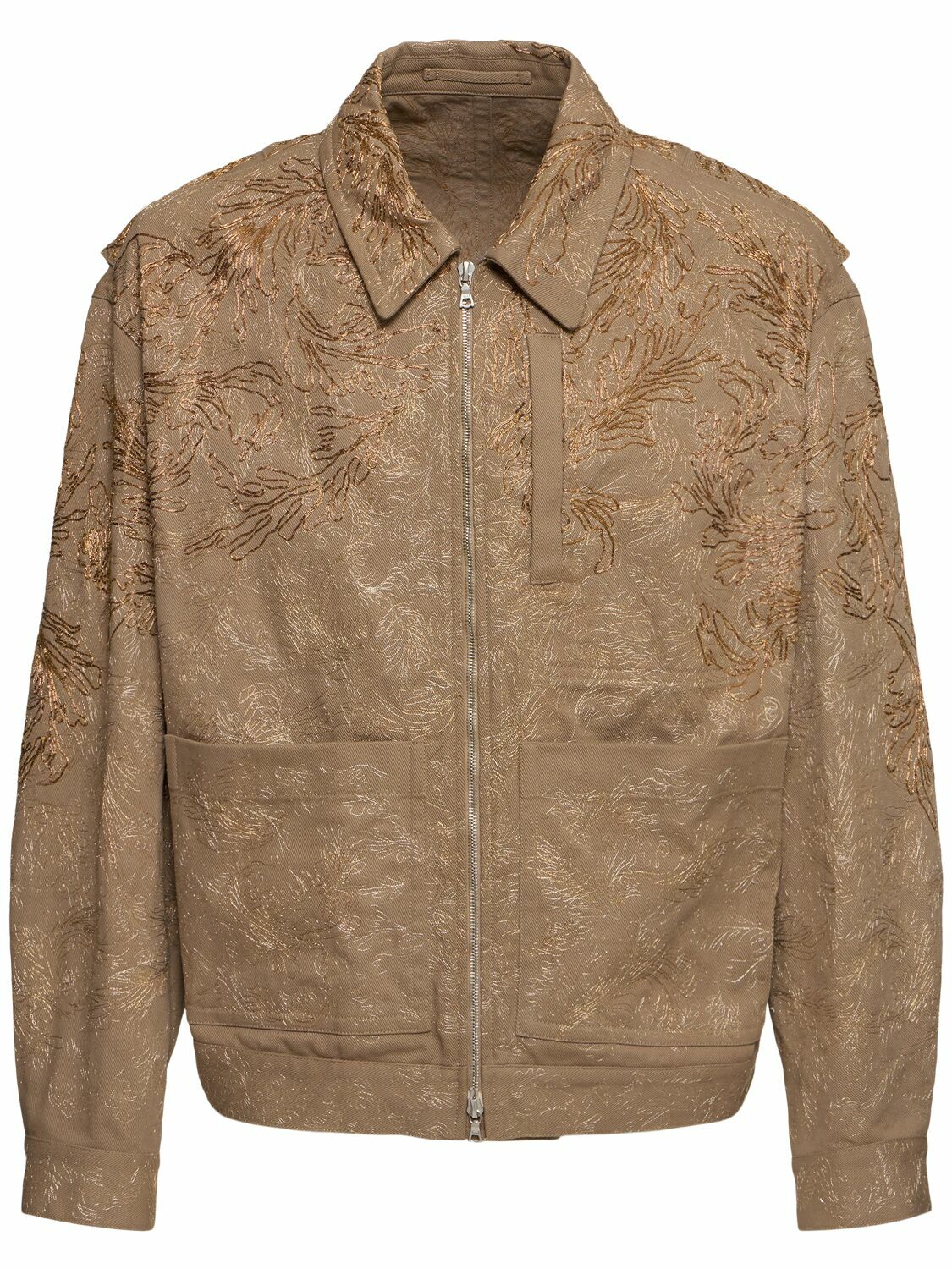 DRIES VAN NOTEN Veper Loose Fit Zipped Jacket Dries Van Noten