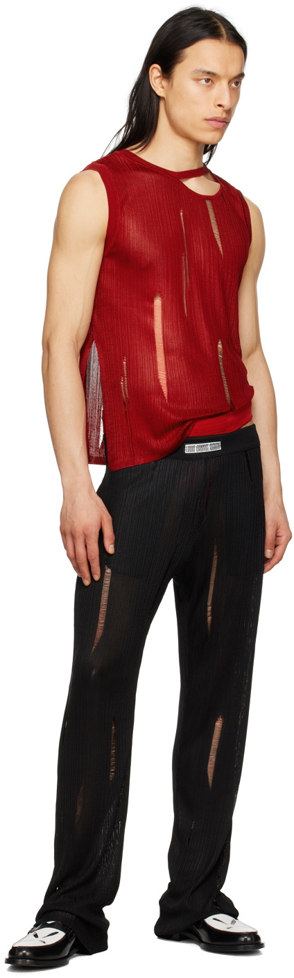 LGN Louis Gabriel Nouchi Red Cutout Tank Top