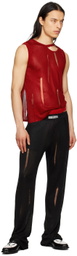 LGN Louis Gabriel Nouchi Red Cutout Tank Top