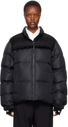 UNDERCOVER Black Woven Down Jacket