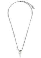 Marc Jacobs Friendship Padlock Silver-plated Necklace set - One Size