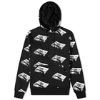 Daily Paper Men's Nina Allover Print Hoody in Black