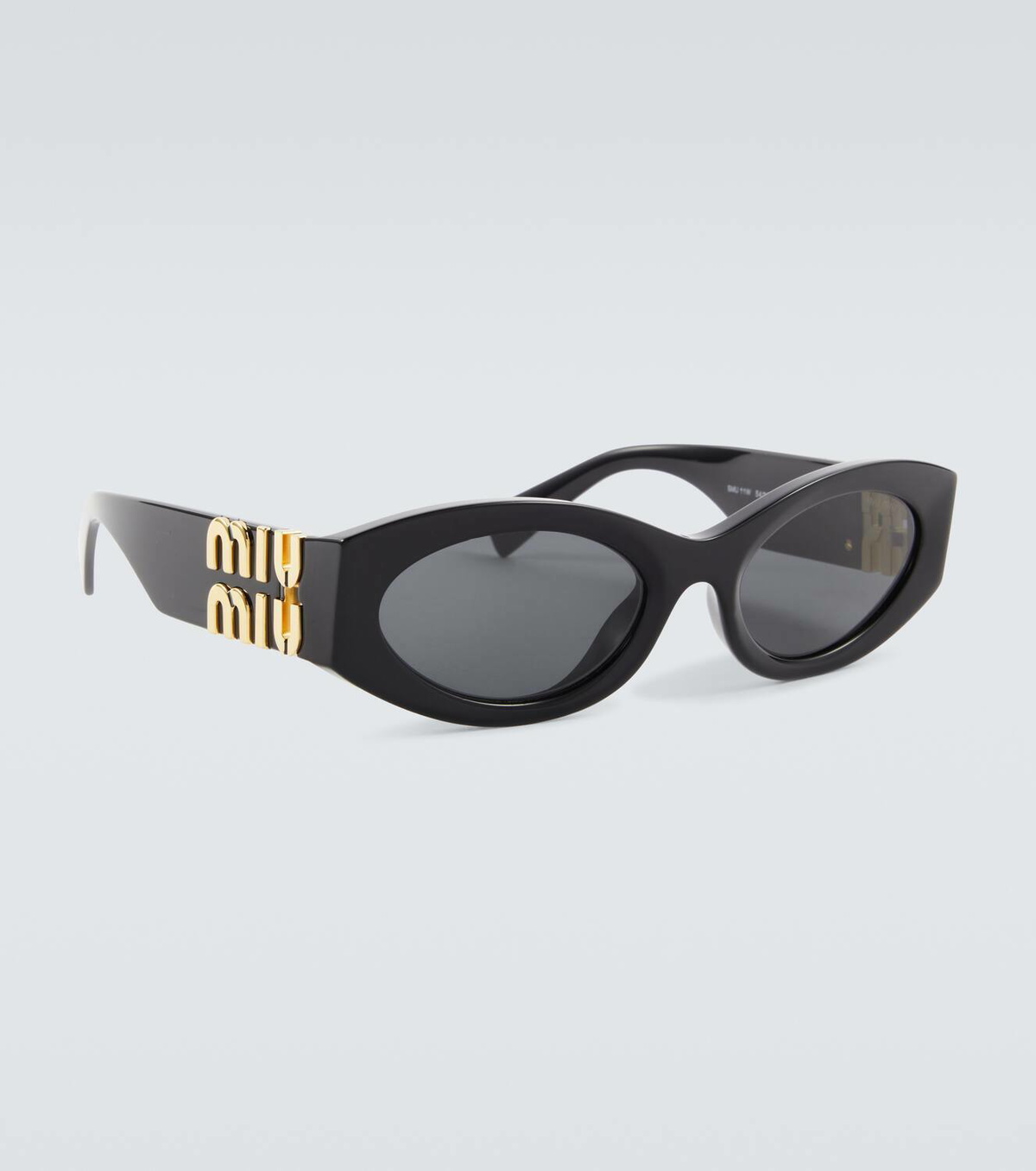 Miu Miu Logo oval sunglasses