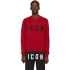 Dsquared2 Red Cool Fit Sweatshirt