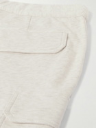 Brunello Cucinelli - Straight-Leg Cotton-Blend Jersey Cargo Shorts - Gray