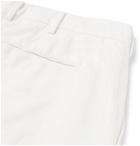 SALLE PRIVÉE - Gehry Cotton and Linen-Blend Chinos - White
