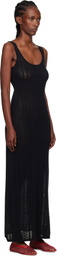 Holzweiler Black Tine Crochet Maxi Dress