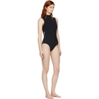 Ward Whillas Reversible Black Harrison Turtleneck Swimsuit