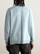 Rick Owens - Boiled Cashmere and Wool-Blend Sweater - Blue