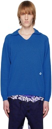 NOMA t.d. Blue Skipper Neck Sweater