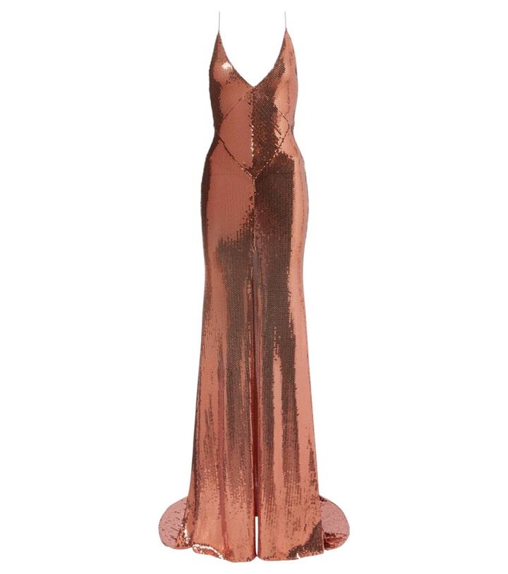 Photo: Alex Perry Open-back sequined gown