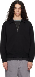Lady White Co. Black Quarter Zip Sweatshirt