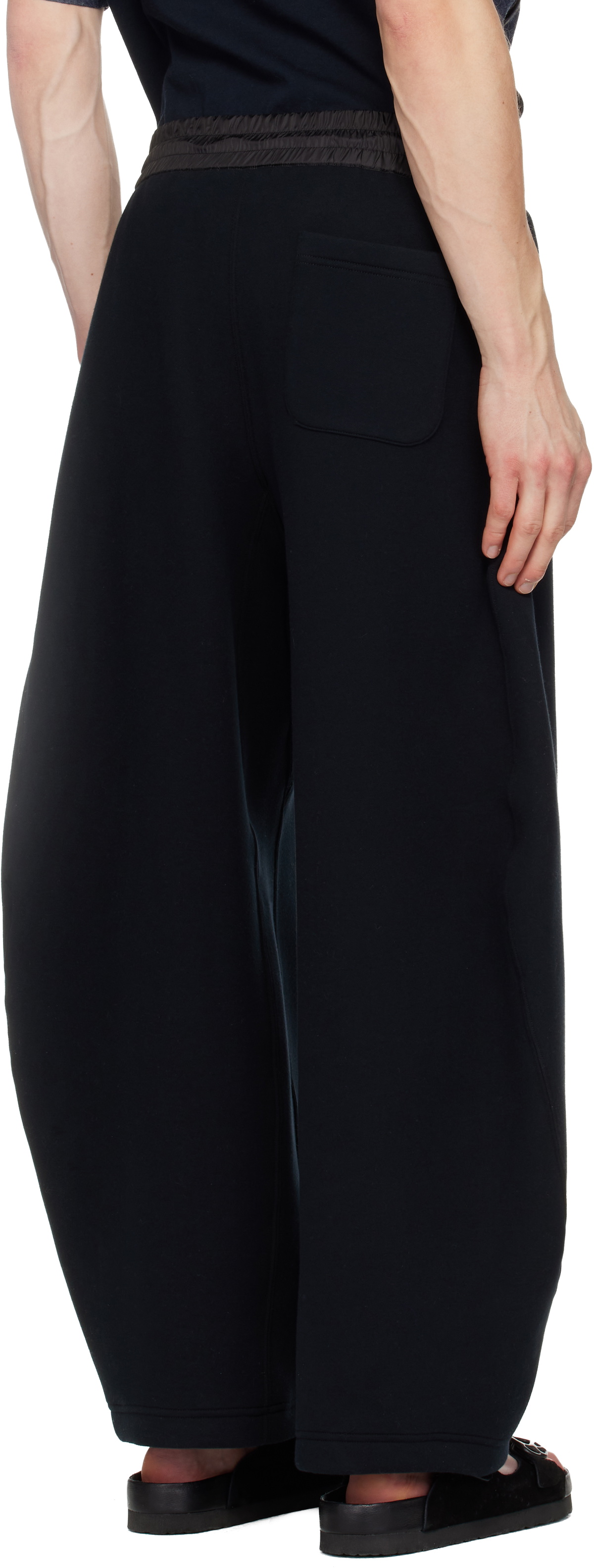 sacai Black Sponge Sweatpants