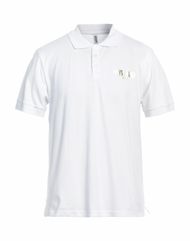 Photo: Moschino Swim Mens Polo shirt in White