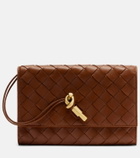 Bottega Veneta Andiamo Intrecciato leather pouch