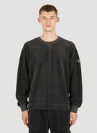 Compass Patch Cord Sweatshirt in Dark Grey