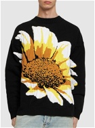 MSGM - Daisy Intarsia Cotton Knit Sweater