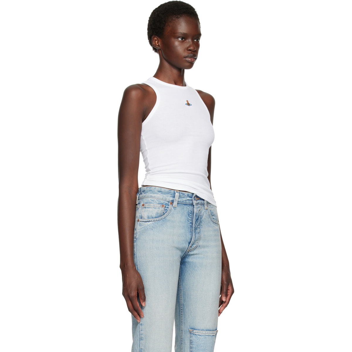 Vivienne Westwood White 90s Tank Top