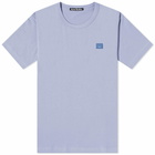 Acne Studios Men's Nash Face T-Shirt in Pale Purple