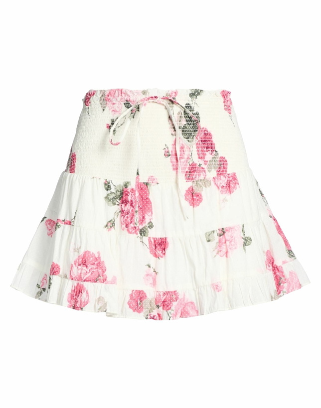 Photo: Loveshackfancy Womens Mini skirt in White
