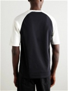 Balmain - Slim-Fit Logo-Embroidered Stretch-Cotton Jersey T-Shirt - Black