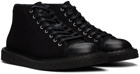 Fred Perry Black George Cox Edition Heavy Canvas Monkey Sneakers
