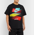 Nike - atmos NRG Logo-Print Cotton-Jersey T-shirt - Black