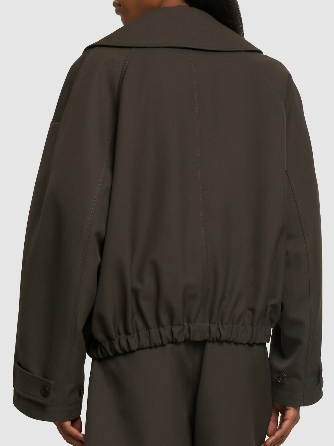 LEMAIRE Brown Short Jacket