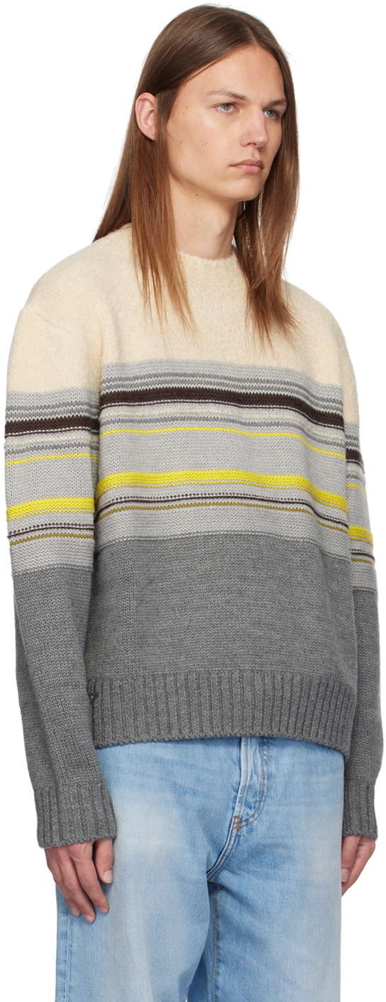 C2H4 Multicolor Louver Sweater