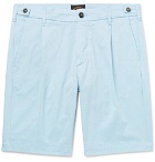 Tod's - Solaro Cotton-Blend Shorts - Blue