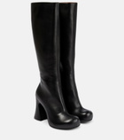Marni - Leather knee-high boots