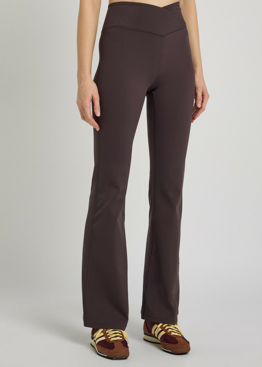 Tala Dayflex Flare Stretch-jersey Leggings Brown