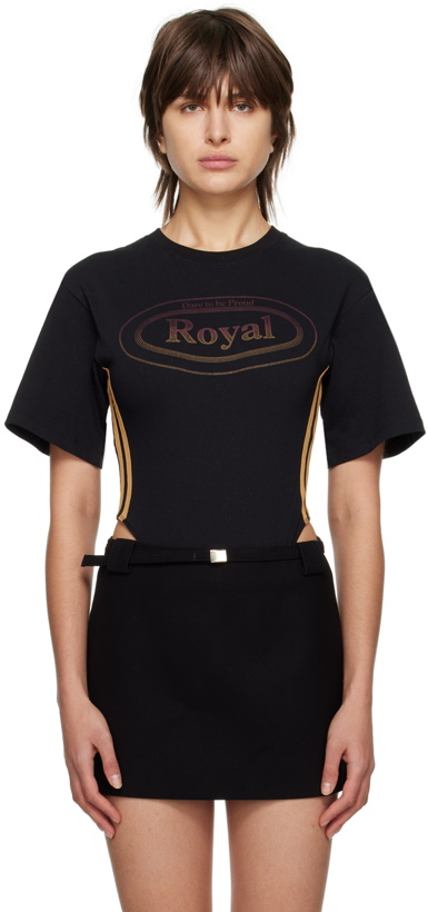 Photo: TheOpen Product Black 'Royal' Bodysuit