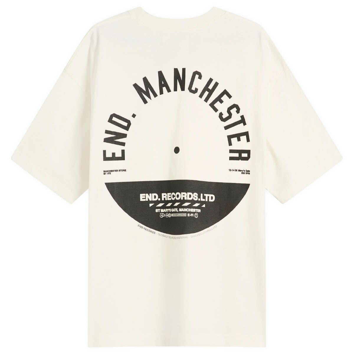 END. City Series 2.0 Manchester T-Shirt in Ecru
