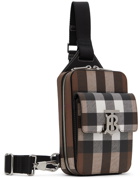 Burberry Brown Check Crossbody Pouch