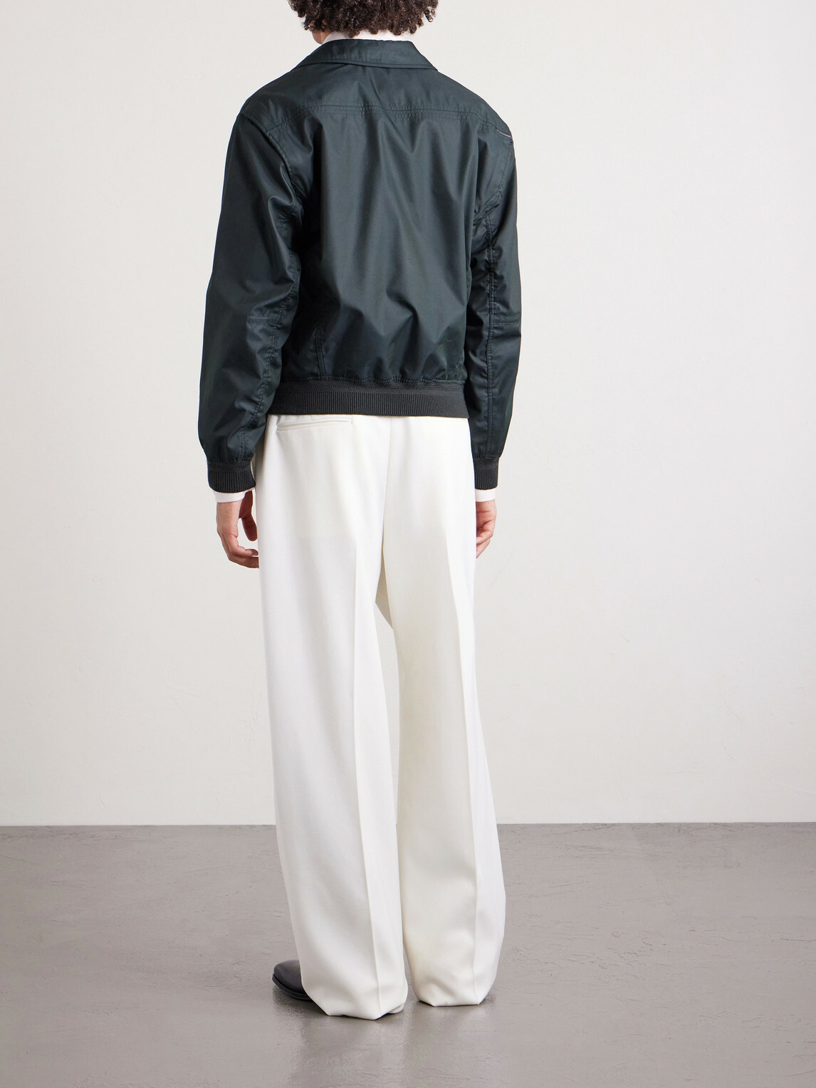 TOM FORD - Cotton-Blend Twill Blouson Jacket - Green