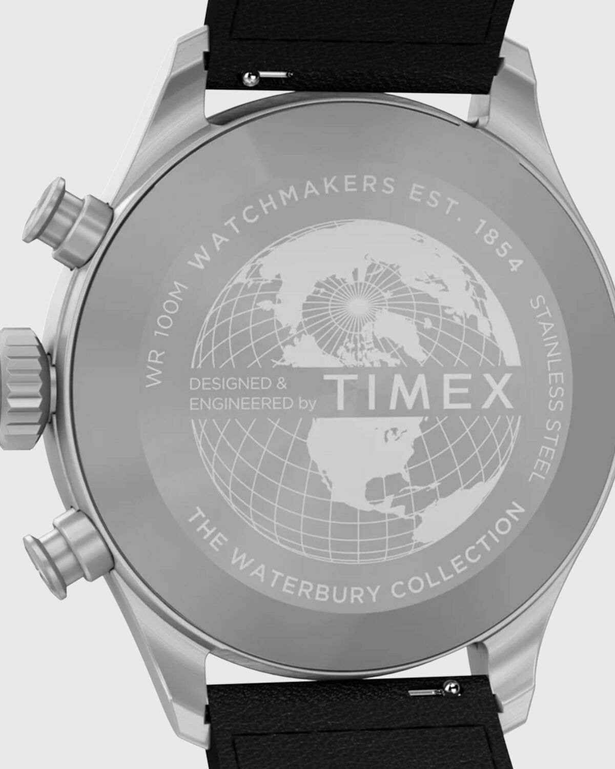Timex Waterbuy Ace Chronograph Black Mens Watch