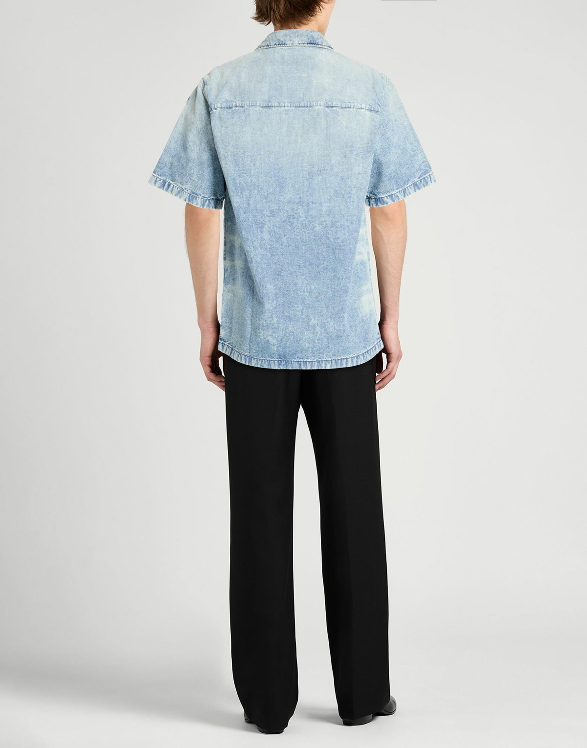 Diesel Mens Denim shirt in Blue