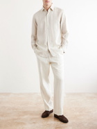 Zegna - Linen Shirt - Neutrals