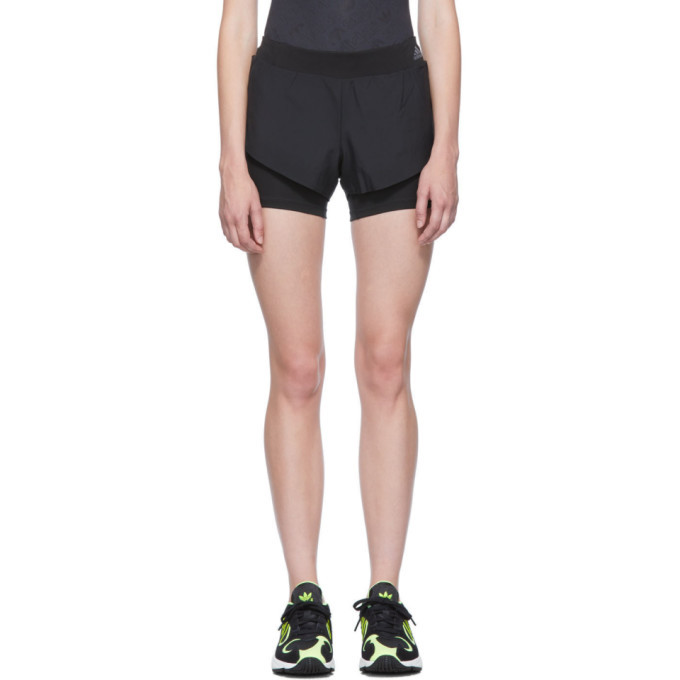 Photo: adidas Originals Black Adapt To Chaos Running Shorts