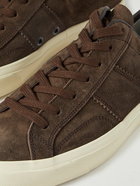 TOM FORD - Cambridge Suede Sneakers - Brown