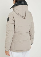 Canada Goose Chelsea Padded Arctic-tech Parka Coat Light Grey