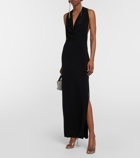 Norma Kamali Neeta jersey maxi dress