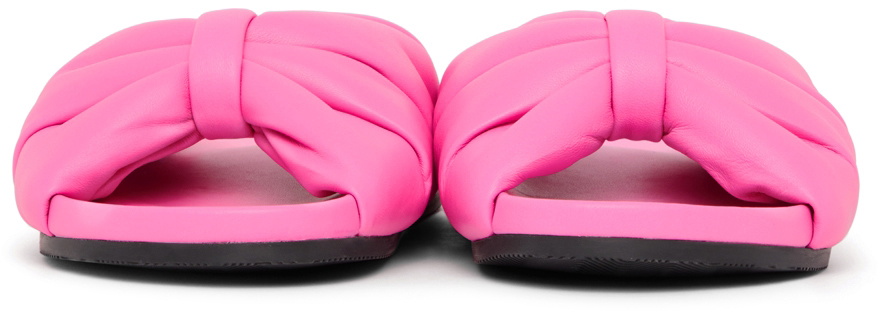 Balenciaga Pink pluffy slides Women main image 3