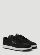 Logo Plaque Basket Sneakers in Black