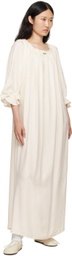 Sleeper White Zephir Maxi Dress
