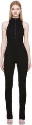Courrèges Black Rib Jumpsuit